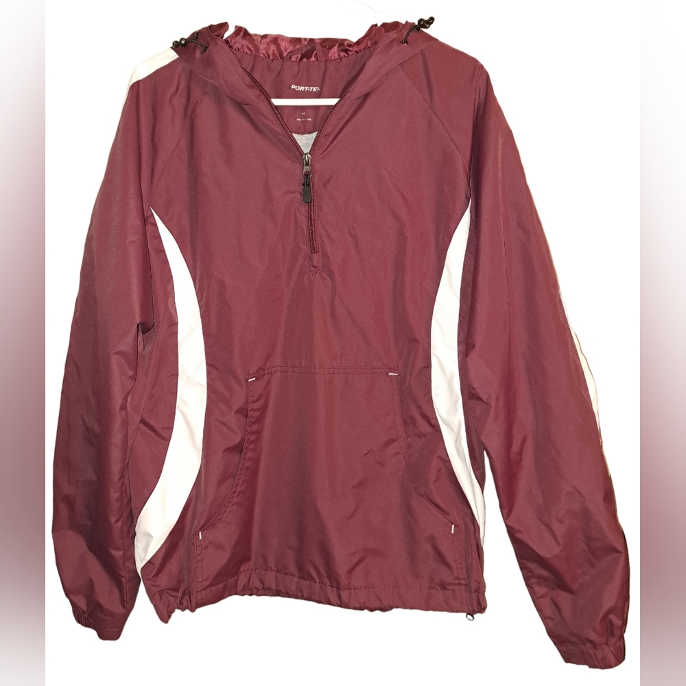 🌺🌷🪻Sport-Tek Lightweight Windbreaker Hood, M, W/stay dry lining.🪻🌷🌺